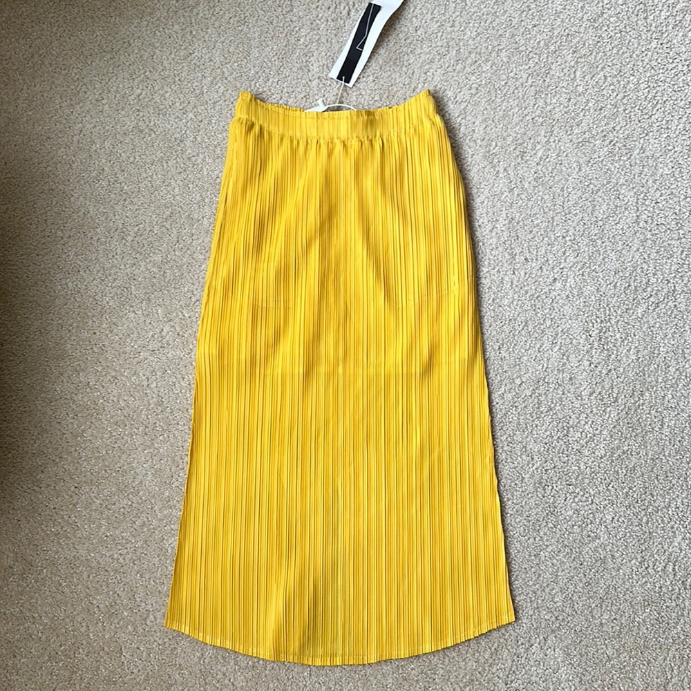 Chunyean Yellow Midi Skirt
